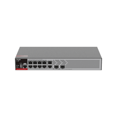 Switch PoE+ Empresarial 125 Watts, Administrable L2+, 8 Puertos PoE Gigabit , 2 Puertos Uplink Gigabit y 2 Puertos Uplink SFP 2.5G - Image 2