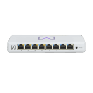 Switch Gigabit PoE+ Administrable / 8 puertos 10/100/1000 Mbps (4 de ellos PoE+ 802.3af/at) / Hasta 60W / Administración nube gratuita / Presupuesto de 60W