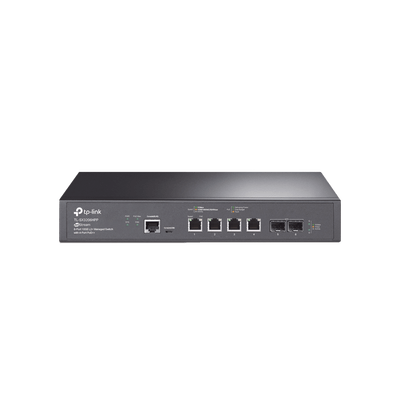 Switch L2+ PoE++ Omada 6 Puertos 10G / 4 Puertos 802.3 af/at/bt  Multi-Gigabit  1G, 2.5G, 5G, 10G / 2 Puertos SFP+ 10G / Multicast IGMP / Adminstración Centralizada Omada o Stand-Alone / Presupuesto PoE 200W / Montaje Rack-Escritorio