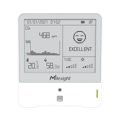 Monitor Ambiental con Display para Temperatura, Humedad y COâ‚‚ con LoRaWAN