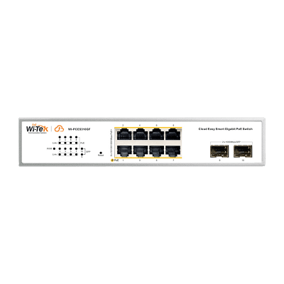 Switch Administrable PoE  / 8 puertos PoE af/at Gigabit /  2 x SFP Gigabit / Administración Cloud Gratuita / Presupuesto 120 W - Image 2