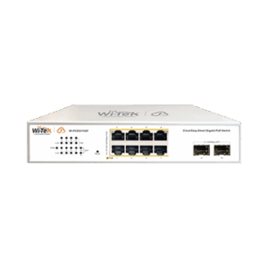 Switch Administrable PoE  / 8 puertos PoE af/at Gigabit /  2 x SFP Gigabit / Administración Cloud Gratuita / Presupuesto 120 W