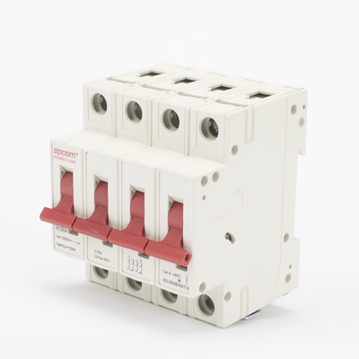Protección Térmica 4P, 20A,  Corriente Directa  1000 Vcc para Aplicación Fotovoltaica Montaje Riel DIN - Image 2