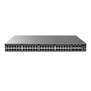 Switch Gigabit PoE+ Administrable / 48 puertos 10/100/1000 Mbps + 6 Puertos SFP+ / Hasta 400W / Compatible con GWN Cloud.