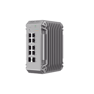 Switch Industrial PoE, Ideal para temperaturas Extremas y protección contra descargas, 8 puertos Gigabit PoE 802.3af/at + 2 SFP para fibra 1Gb, gestión gratuita desde la nube, 125w