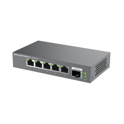 Switches de red Multi-Gigabit de 2.5G No Administrable / 5 Puertos RJ45 de 100/1000/2500Mbps / 1 puerto de fibra SFP+ - Image 3