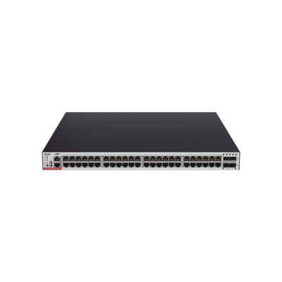 RG-CS83-48GT4XS-PD Switch Administrable Capa 3 PoE con 48 puertos Gigabit 802.3af/at + 4 SFP+ para fibra 10Gb, hasta 1,480 watts, gestión gratuita desde la nube.