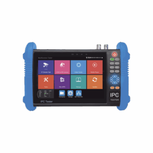 Tester de Video Profesional | Pantalla 7"|  Prueba IP/HD/Analógicas | TVI/CVI/AHD/CVBS | IP ONVIF | 4K/8K | H.264/H.265 | HDMI | PTZ | Scanner IP | TDR | Salidas 12V/24V/PoE | Activación Simultanea.