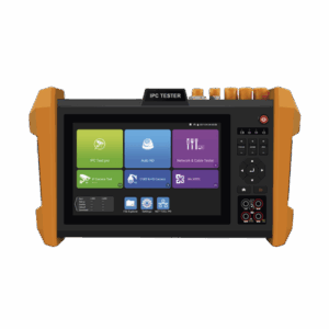 Tester Profesional Multifunción | Pantalla Táctil 7" | Láser Integrado | Cámara Integrada | Prueba IP/HD Coaxial | 4K/8K | H.265/H.265 | ONVIF | WiFi | Analizador de Cable | Medidor Red y Fibra | TDR | Multímetro.
