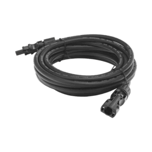 Cable Fotovoltaico 2.5 m, Negro, Calibre 10 AWG con Terminales MC4 en Ambos Extremos