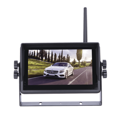 Sistema Profesional Inalámbrico de Cámara de Reversa Infrarroja y Monitor Touch de 7" para Vehículos de Trabajo y Montacargas - Image 2