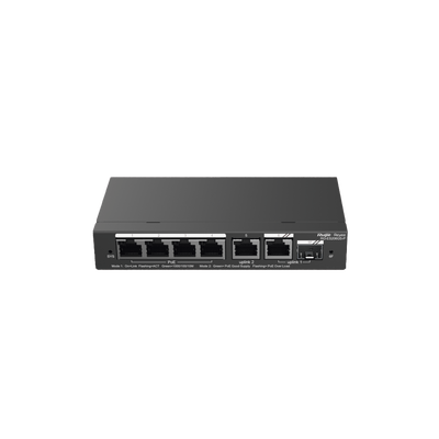 Switch Administrable con 4 puertos Gigabit PoE, 2 Uplink Gigabit y 1 Uplink Gigabit para Fibra SFP en combo, gestión gratuita desde la nube - Image 2