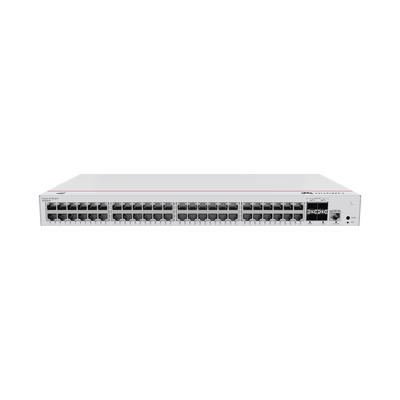Switch de Acceso Gigabit Administrable Capa 2 / 48 puertos 10/100/1000 Mbps / 4 Puertos 10GE SFP+ Uplink / ERPS / IMGP Snooping / DHCP Snooping / Administración Nube Gratis