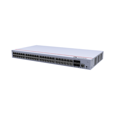 Switch de Distribución/Core Gigabit Administrable  Capa 3 / 48 puertos 10/100/1000 Mbps  / 4 Puertos 1GE SFP Uplink / ERPS / Rutas Estáticas / iStack / Administración Nube Gratis