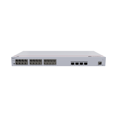 Switch de Acceso eKit Administrable / Capa 2 / 24 Puertos PoE+ Gigabit + 4 Puertos SFP+/SFP + Puerto de Consola / Poe Perpetuo / Presupuesto PoE 400 W / Sin Licenciamiento