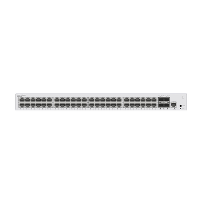 Switch de Acceso Gigabit Administrable PoE Capa 2 / 48 puertos 10/100/1000 Mbps (PoE) / 4 Puertos 1GE SFP Uplink / ERPS / IMGP Snooping / DHCP Snooping / PoE Perpetuo / 380W / Administración Nube Gratis - Image 2