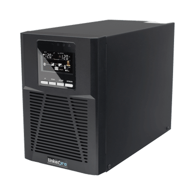 UPS 1000VA/900W Online Doble Conversión /Pantalla LCD / 3 tomas 5-15R / Regulación de Voltaje / Protección RJ45