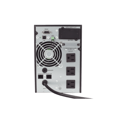 UPS 1000VA/900W Online Doble Conversión /Pantalla LCD / 3 tomas 5-15R / Regulación de Voltaje / Protección RJ45 - Image 4