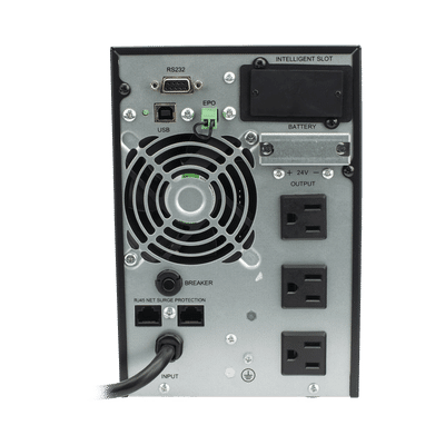 UPS 1000VA/900W Online Doble Conversión /Pantalla LCD / 3 tomas 5-15R / Regulación de Voltaje / Protección RJ45 - Image 3