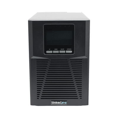 UPS 1000VA/900W Online Doble Conversión /Pantalla LCD / 3 tomas 5-15R / Regulación de Voltaje / Protección RJ45 - Image 2