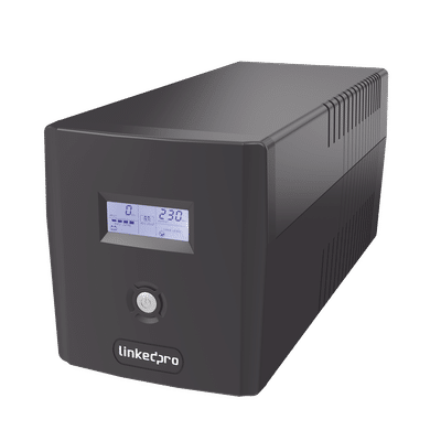 UPS 1000VA/600 W Pantalla LCD / Línea Interactiva 120Vca / 6 tomas 5-15R (4 Respaldadas) / Regulación de Voltaje / Protección RJ45