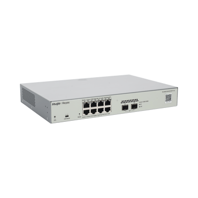 Switch Administrable PoE Capa 2 con 8 puertos Gigabit PoE 802.3af/at + 2 SFP para fibra 1Gb, gestión gratuita desde la nube, 125w - Image 4