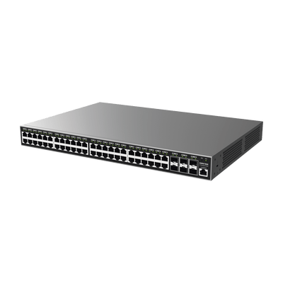 Switch Gigabit  Administrable / 48 puertos 10/100/1000 Mbps + 6 Puertos SFP+ / Compatible con GWN Cloud. - Image 3
