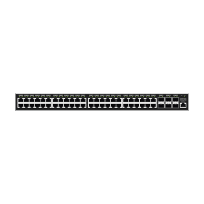 Switch Gigabit  Administrable / 48 puertos 10/100/1000 Mbps + 6 Puertos SFP+ / Compatible con GWN Cloud.