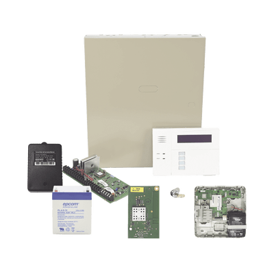 Panel de Alarma VISTA48LA con Comunicador Dual LTEMPA, tarjeta WiFi, Batería y Transformador