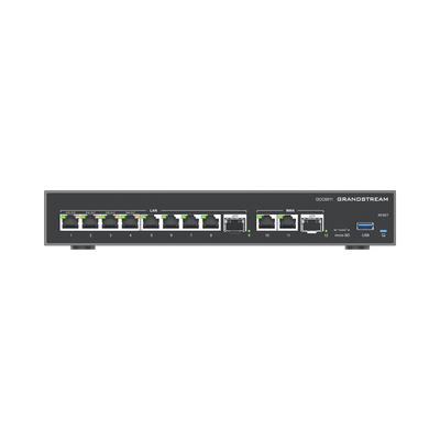 4 en 1: Firewall Nueva Generación, Router, PBX IP, Switch 10 Puertos Gigabit (4 PoE) + 2 Puertos SFP 2.5 Gigabit