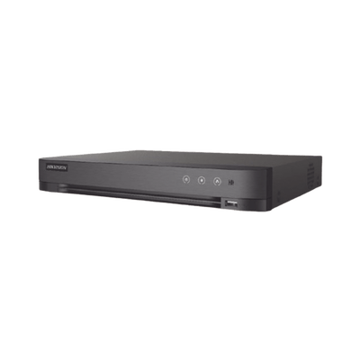 DVR 4 Canales TURBOHD + 2 Canales IP / 5 Megapixel Lite - 3K Lite / Audio de Dos Vías por Coaxitron / Reconocimiento Facial / ACUSENSE (Evista falsas alarmas) / 1 Bahía de Disco Duro / Salida de Video en Full HD