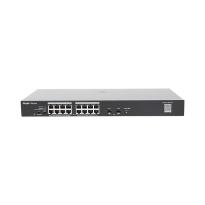 Switch PoE+ No Administrable con 18 Puertos Gigabit y 2 Uplinks Gigabit hasta 247 Watts