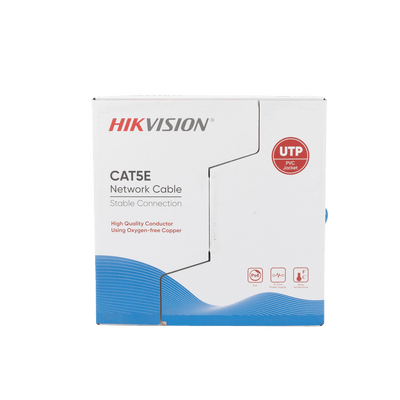 Bobina de Cable UTP 305 Metros / Cat5E (24 AWG) / Color Azul / PVC (CM) / Uso en Interior / 100% Cobre / Aplicaciones de CCTV y Redes de Datos - Image 3