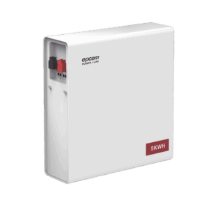 Batería de Litio Hierro Fosfato (LiFePO4)  de 5 Kwh, 51.2 Vcc, 100 Ah, Outdoor, Instalación a pared