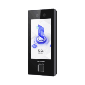 Terminal Facial Min Moe con LECTOR DE HUELLAS y Tarjetas PROX EM / 3000 Rostros / 3000 Huellas / Pantalla 4.5" / Administrable en la Nube con HikConnect Teams  / Exterior IP65  / PoE / WiFi / HIK-IA