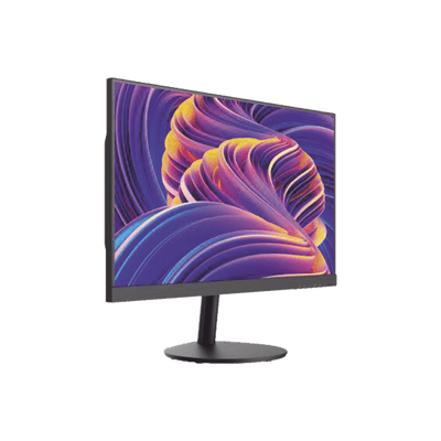 Monitor LED FullHD (1080p) de 24″ / Ideal para CCTV, Oficina y Hogar / Entrada HDMI-VGA-BNC / Montaje VESA ( 75 X 75) / Uso 24/7 / Backlight E-LED / Ultra Delgado