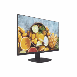 Monitor LED 4K de 27" / Ideal para CCTV, Oficina y Hogar / Entrada HDMI-DP / Montaje VESA (100 X 100) / Uso 24/7 / Backlight E-LED / Ultra Delgado