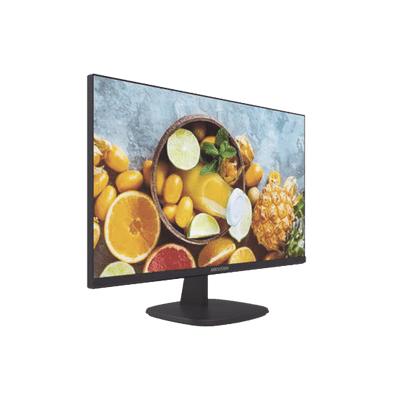 Monitor LED 4K de 27" / Ideal para CCTV, Oficina y Hogar / Entrada HDMI-DP / Montaje VESA (100 X 100) / Uso 24/7 / Backlight E-LED / Ultra Delgado