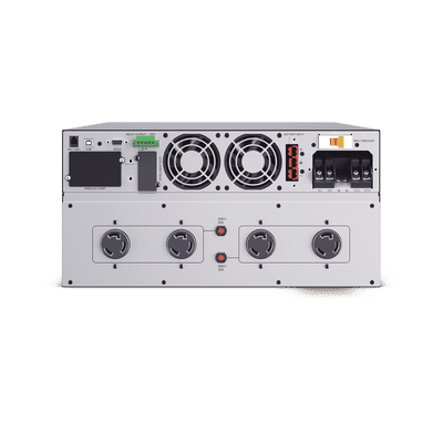 UPS de 10000 VA/10000 W, Online Doble Conversión, 200 - 240 Vac de Entrada, 200 - 240 Vac de Salida, Terminal Hardwired, Onda Senoidal Pura, Torre o Rack de 6 UR, Con 3 Tomas NEMA L6-30R - Image 4