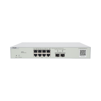 Switch Multi-Gigabit PoE+ Capa 2 con 8 Puertos 2.5G PoE+ hasta 240W y 2 Uplink SFP+ 10G ,Administrable Cloud, Diseñado Para Access Points WiFi 6/7