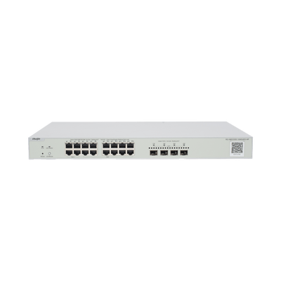 Switch Multi-Gigabit PoE++ hasta 370W, Capa 2 con 4 Puertos 2.5G (90W), 12 Puertos 2.5G (30W) y 4 Uplink SFP+ 10G , Administrable Cloud, Diseñado Para Access Points WiFi 6/7