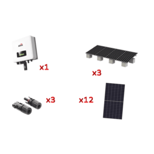 Kit Solar Interconexion  / 7kW  220Vca / Inversor AFORE / Montaje Incluido
