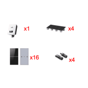 Kit Solar Interconexion / 10kW 220Vca / Inversor AFORE / Montaje Incluido