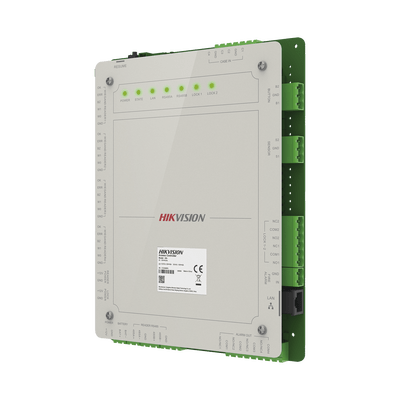 Controlador de Acceso 2 Puertas Administrable en la Nube con Hik-Connect Teams / Interfaz Web / 4 Lectores de Huella o Tarjeta / 100,000 Tarjetas / 10,000 Huellas / Incluye Gabinete y Fuente de Alimentación 12 Vcd 8 A / Soporta Batería de Re - Image 3