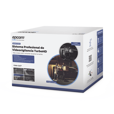 Kit TurboHD 1080p / DVR 8 Canales / 8 Cámaras Bala ColorVu con Microfono Integrado / Fuente de Poder / Accesorios de Instalación - Image 2