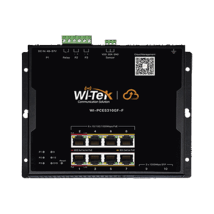 Switch L2 PoE Industrial / Administración Cloud Gratuita / 8 Puertos PoE af/at/bt 10/100/1000 Mbps / 2 Puertos SFP Gigabit / Máx Presupuesto PoE 145 W / Montaje Magnético - Riel DIN.