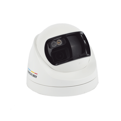 [ColorVu + Dual Light + Panoramica] Turret TURBOHD 3K (5 Megapixel) / Micrófono Integrado / Angulo de visión 180° / Imagen a Color 24/7 / 40 mts Luz Blanca + 40 mts IR / Exterior IP67 / WDR - Image 6