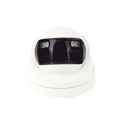 [ColorVu + Dual Light + Panoramica] Turret TURBOHD 3K (5 Megapixel) / Micrófono Integrado / Angulo de visión 180° / Imagen a Color 24/7 / 40 mts Luz Blanca + 40 mts IR / Exterior IP67 / WDR - Image 5