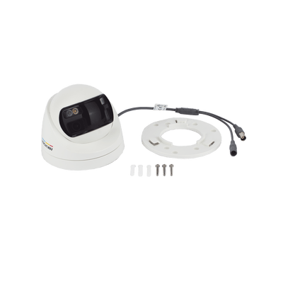 [ColorVu + Dual Light + Panoramica] Turret TURBOHD 3K (5 Megapixel) / Micrófono Integrado / Angulo de visión 180° / Imagen a Color 24/7 / 40 mts Luz Blanca + 40 mts IR / Exterior IP67 / WDR - Image 7