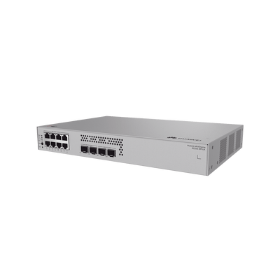Switch de Acceso eKit Administrable / Capa 2 / 8 Puertos PoE+ Gigabit + 2 SFP + 2 SFP+ / PoE Perpetuo / Presupuesto PoE 128 W / Sin licenciamiento